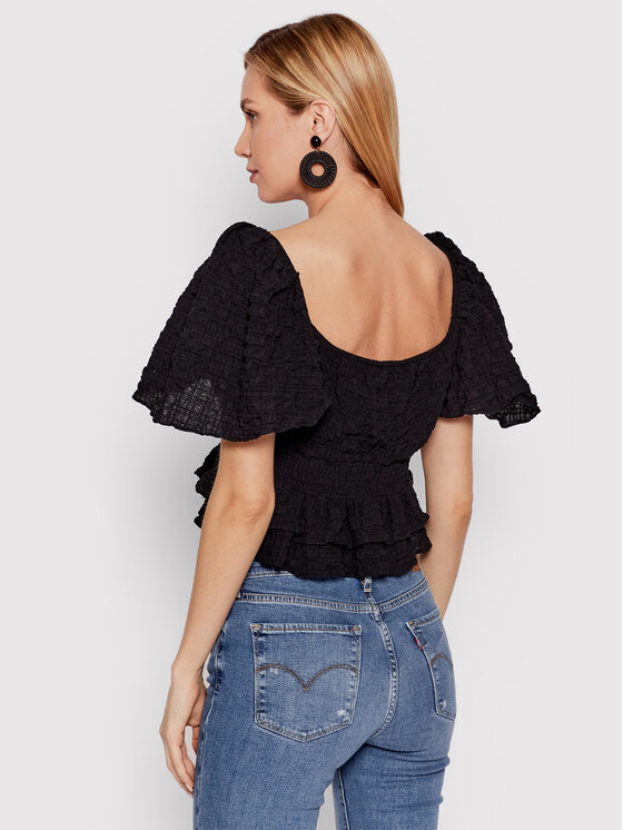 Blusa Feeria 24850 Nero Regular Fit