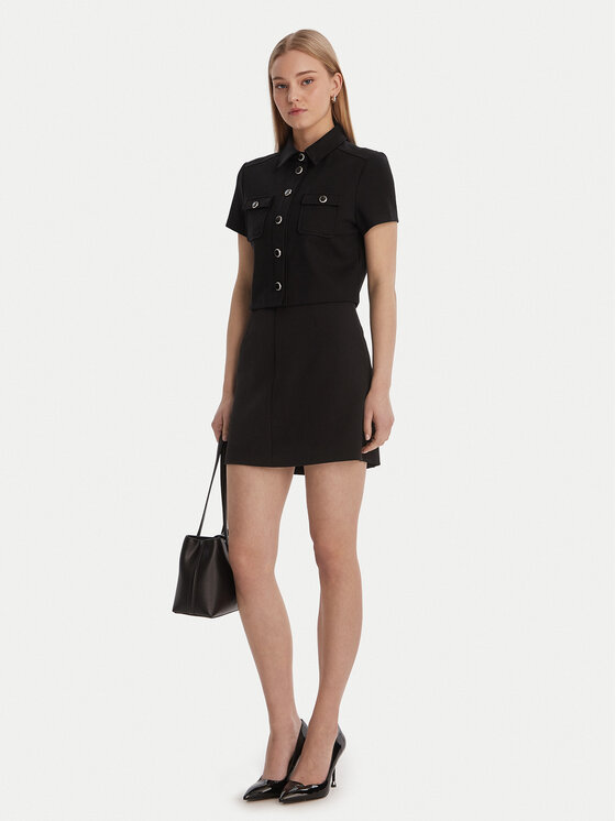 Guess Guess Košile W6RH83 KCMU2 Černá Regular Fit