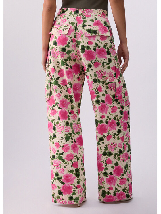 Liu Jo Liu Jo Pantaloni di tessuto WA6125T433AP9382 Rosa Loose Fit