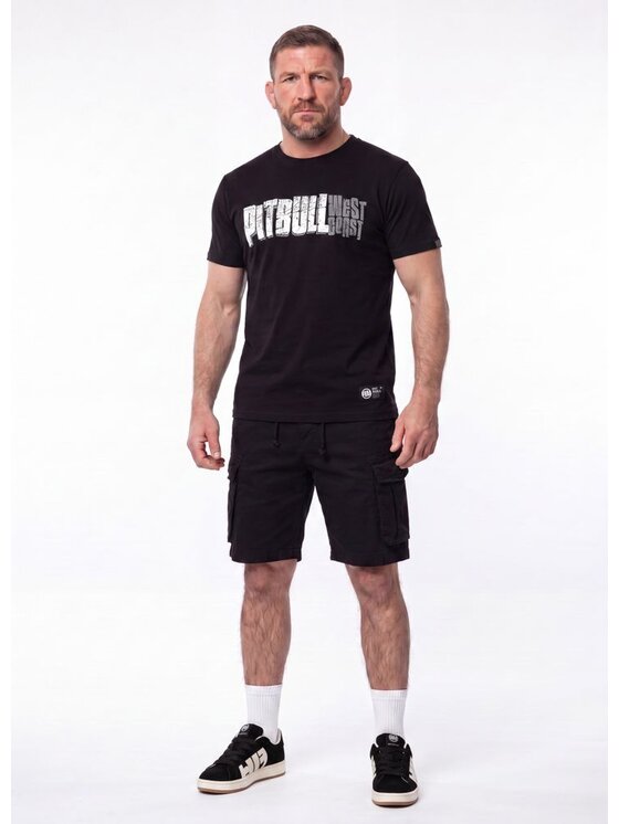 PITBULL PITBULL T-Shirt REBEL BORN Czarny Regular Fit