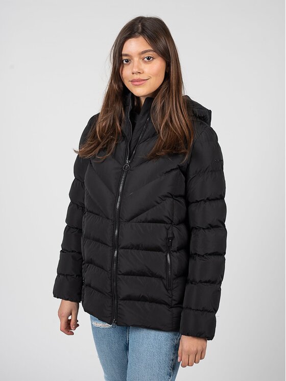Geox Geox Kurtka przejściowa W2628P T2506 Czarny Regular Fit