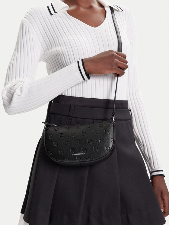 KARL LAGERFELD KARL LAGERFELD Ročna torba A3W32090 Črna