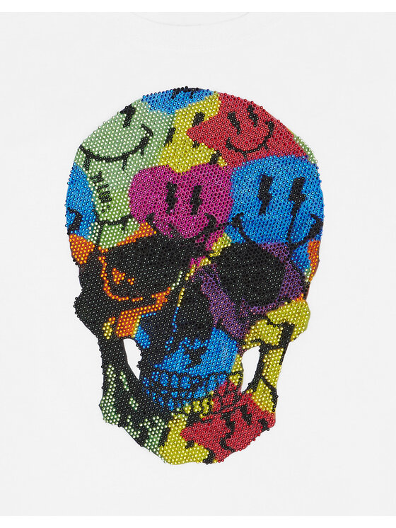 PHILIPP PLEIN PHILIPP PLEIN T-shirt 27817 Bianco Regular Fit