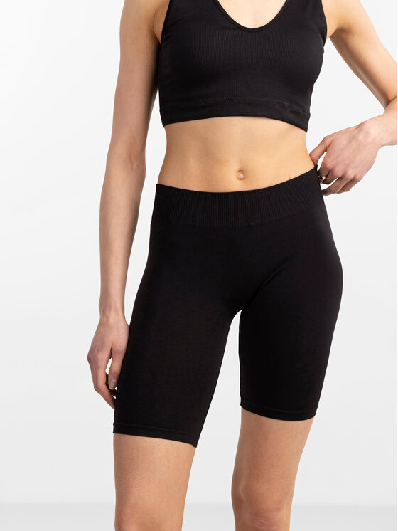 Pieces Pieces Minderhose mit längerem Bein London 17039418 Schwarz