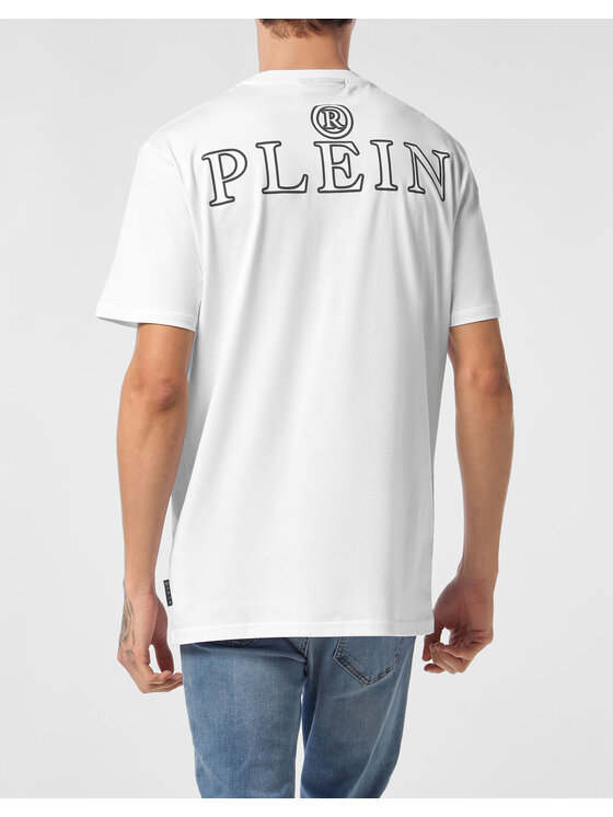PHILIPP PLEIN PHILIPP PLEIN T-Shirt 24617 Biały Regular Fit