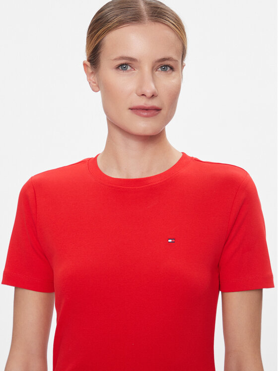Tommy Hilfiger Tommy Hilfiger T-Shirt New Cody WW0WW40587 Κόκκινο Slim Fit