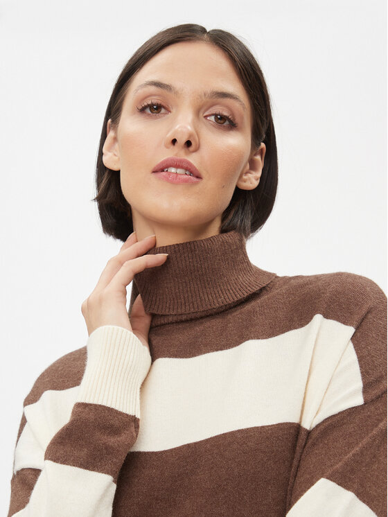 ONLY ONLY Гольф 15294128 Коричневий Regular Fit