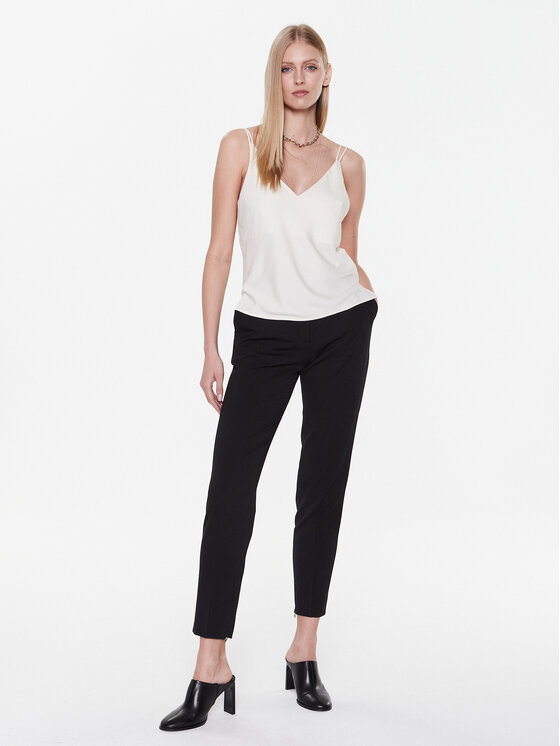 Calvin Klein Calvin Klein Spodnie materiałowe K20K205119 Czarny Slim Fit