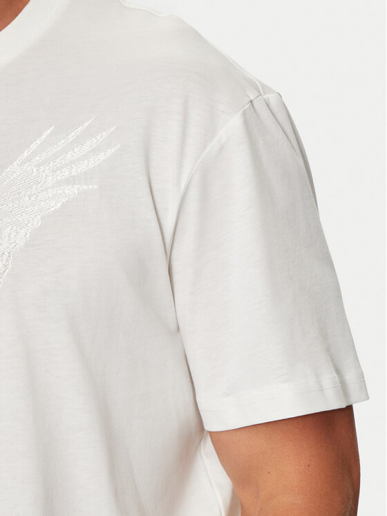 Armani Exchange Armani Exchange T-shirt 6DZTAD ZJ9TZ 1116 Bijela Regular Fit