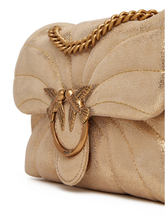 PINKO PINKO Handtasche Love Puff Mini Cl PE 25 PLTT 100039 A27F Goldfarben