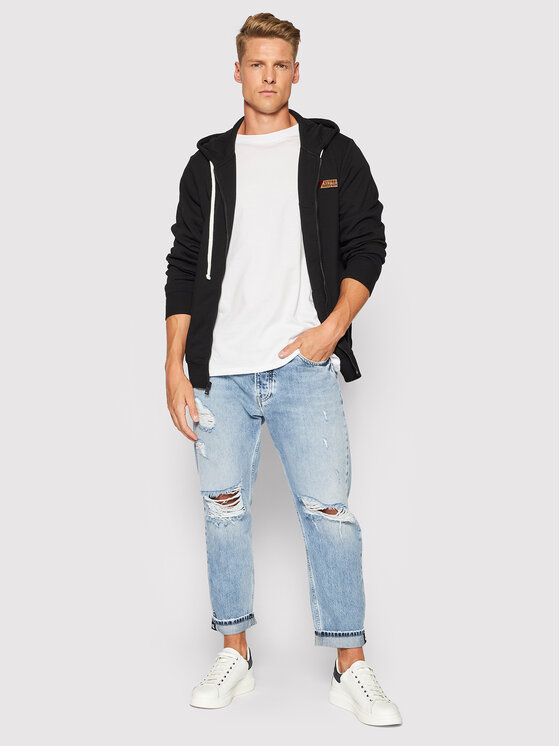Felpa M0GQ35 R44Q7 Nero Regular Fit