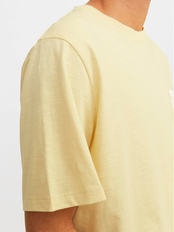 Jack & Jones Jack & Jones T-Shirt Lafayette 12250435 Żółty Standard Fit