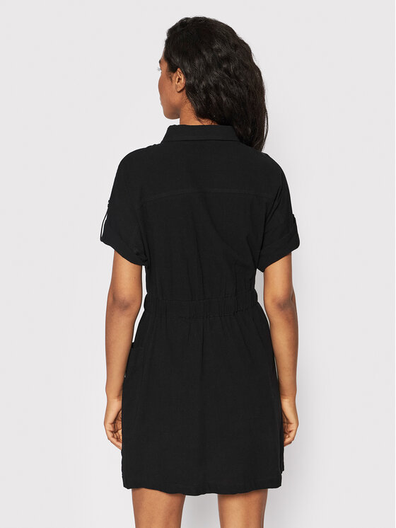 Vestito chemisier LDRW-272GINA Nero Regular Fit