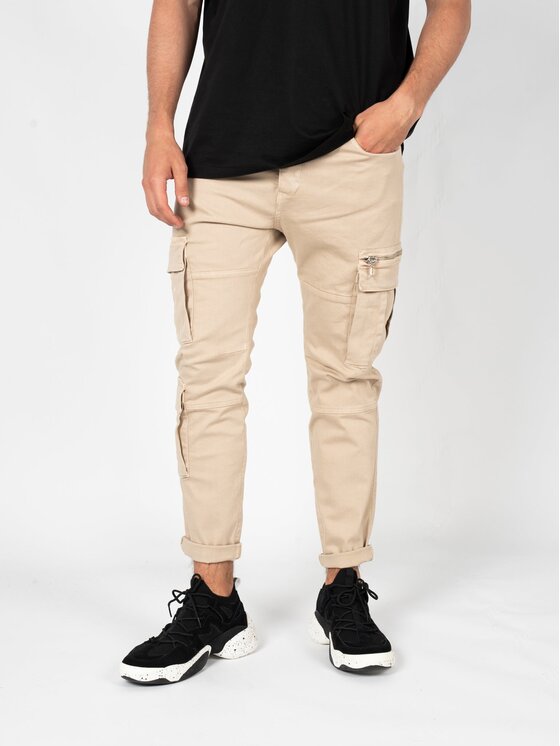Xagon Xagon Pantaloni di tessuto P24032CR4034 Beige Slim Fit
