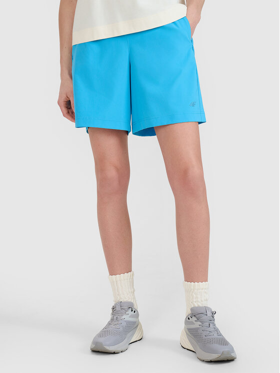 4F 4F Bavlnené šortky BEACHWEAR BASIC Modrá Regular Fit