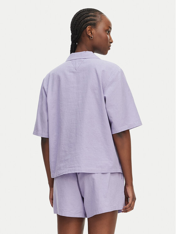 Tommy Hilfiger Tommy Hilfiger Pidžama UW0UW06505 Gaiši violeta Regular Fit
