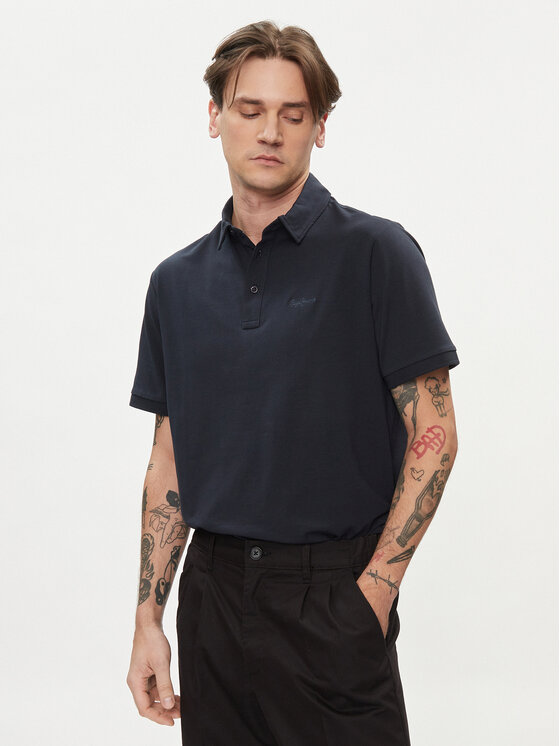 Pepe Jeans Pepe Jeans Polo Harper PM542157 Tamnoplava Regular Fit