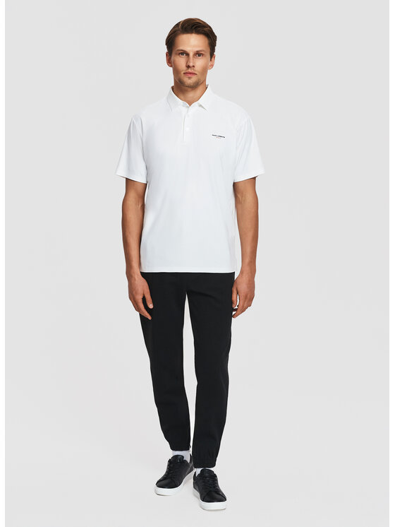 Pako Lorente Pako Lorente Polo P26SF-TX-007 Biały Classic Fit