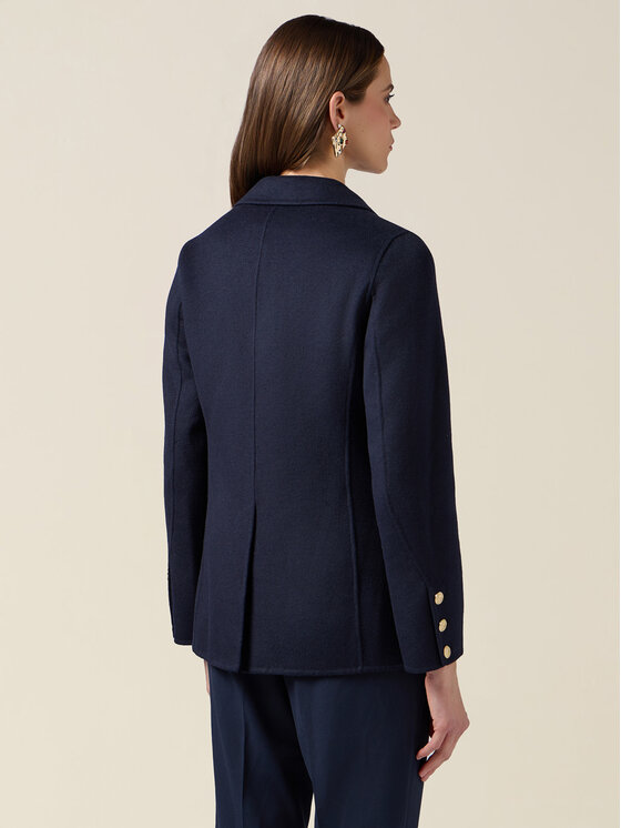 Oltre Oltre Giacca di transizione R042R002349N034 Blu Slim Fit