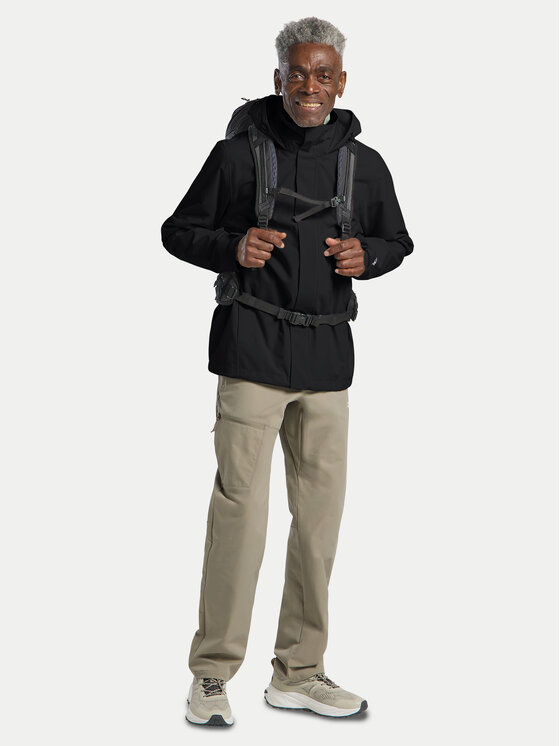 Jack Wolfskin Jack Wolfskin Outdoorová bunda Trailtime 2l A63903 Čierna Regular Fit