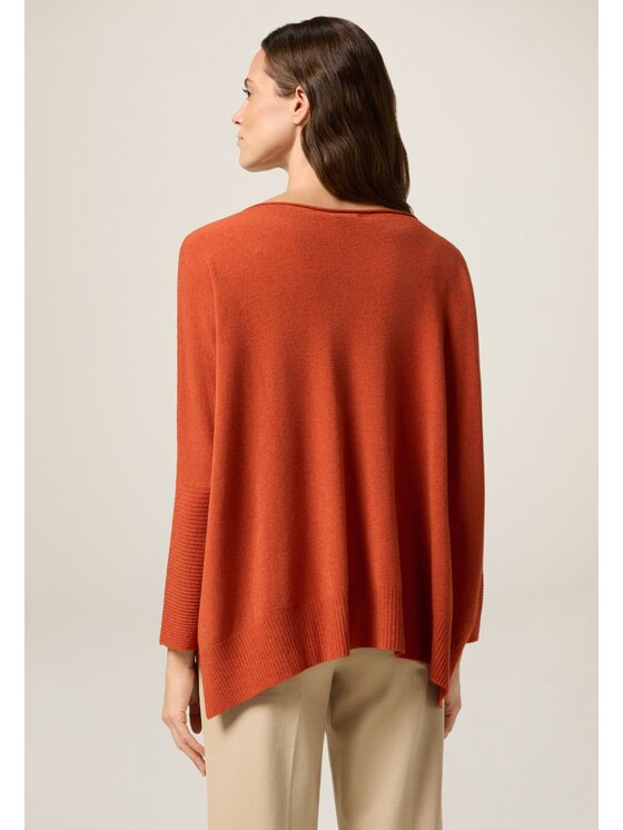 Oltre Oltre Sweter M049E002035N037 Pomarańczowy Regular Fit