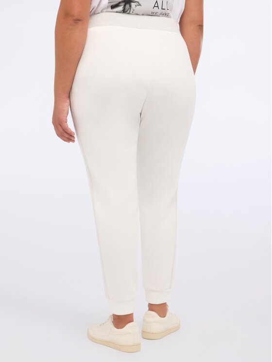 Fiorella Rubino Fiorella Rubino Pantaloni di tessuto P837L002231N011 Bianco Regular Fit