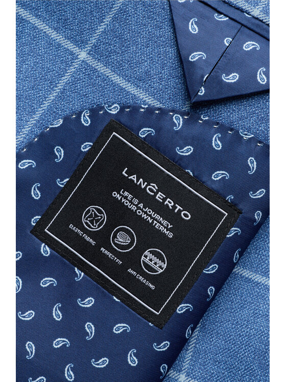 Lancerto Lancerto Marynarka Sabbioneta MA131126000029 Niebieski Regular Fit