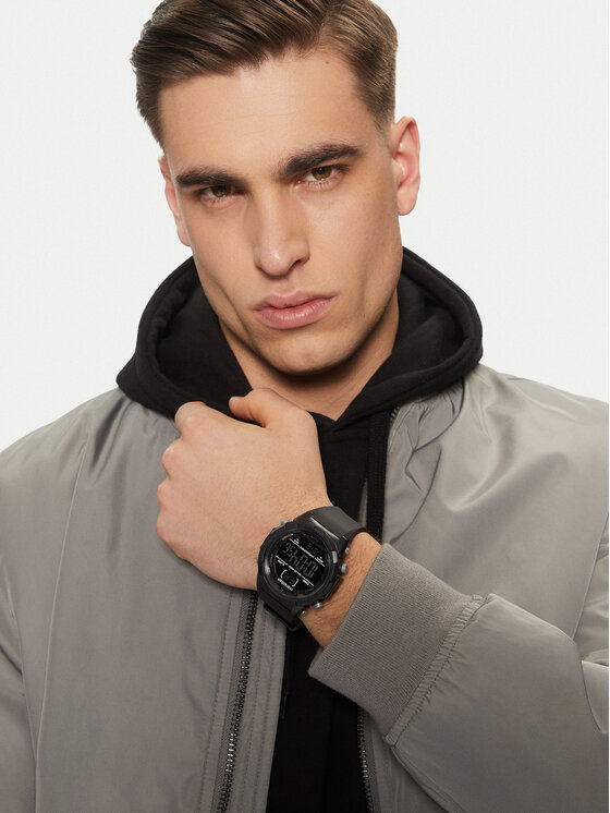 Timex Timex Часовник Marathon TW5M22300 Черен