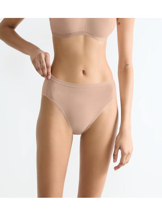 Triumph Triumph Figi klasyczne sloggi GO Daily Cotton Tai 3P Beżowy