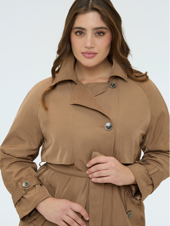 Fiorella Rubino Fiorella Rubino Płaszcz zimowy F062T001501N0C2 Brązowy Regular Fit