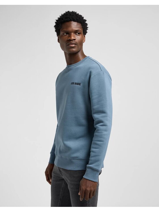 Lee Lee Bluza REGULAR CORE SWS Niebieski Regular Fit
