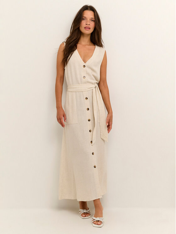 Kaffe Rochie de vară Liny 10507532 Bej Relaxed Fit 10507532 imagine noua