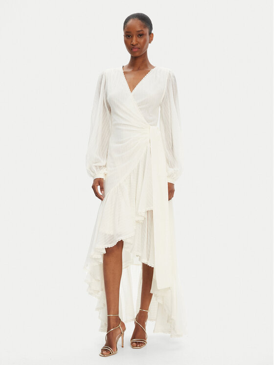 Marciano Guess Marciano Guess Abendkleid 5GGK53 7317A Écru Regular Fit