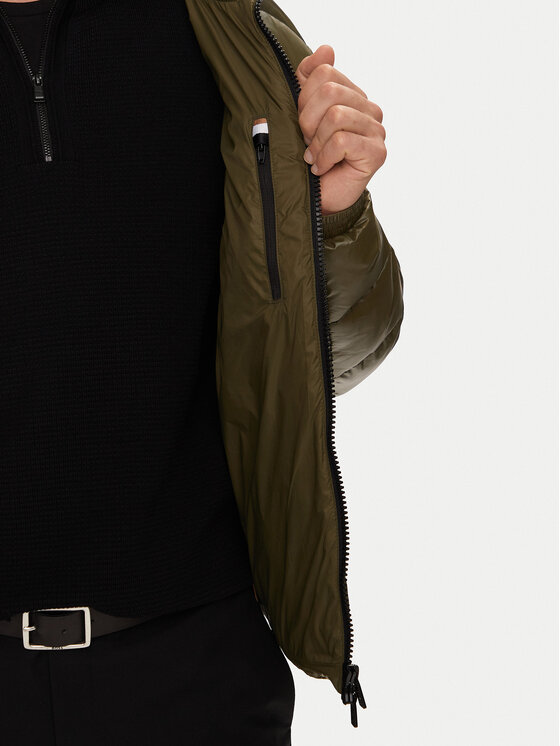 BOSS BOSS Geacă de iarnă H-Calando1 50520200 Verde Regular Fit