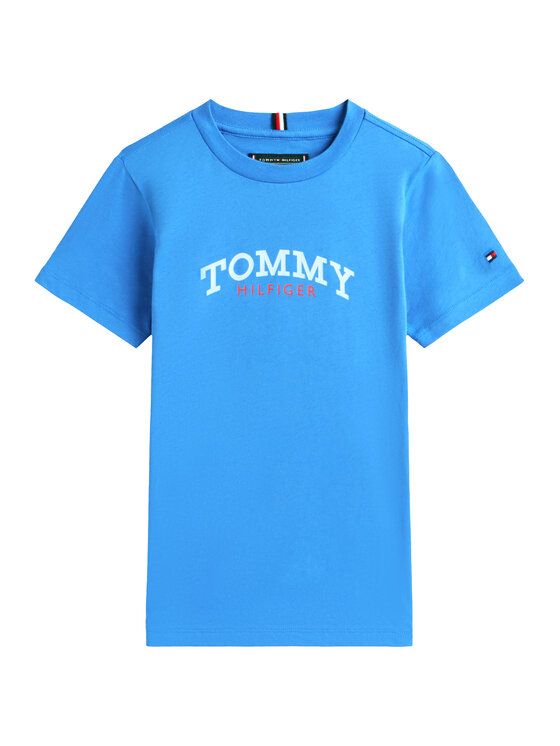 Tommy Hilfiger Tommy Hilfiger T-Shirt KB0KB10290 Modrá Regular Fit