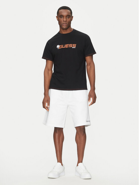 Guess Guess T-Shirt F5GI06 I3Z14 Czarny Regular Fit