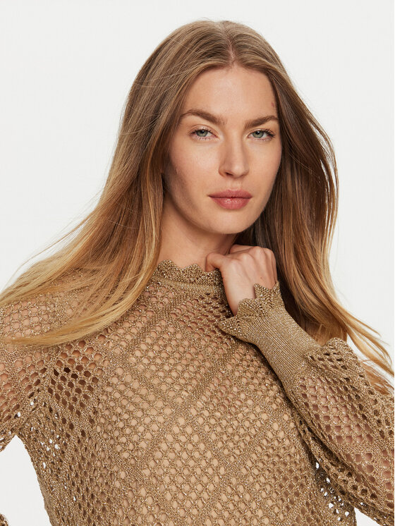 TWINSET TWINSET Sveter 241TP3121 Hnedá Regular Fit