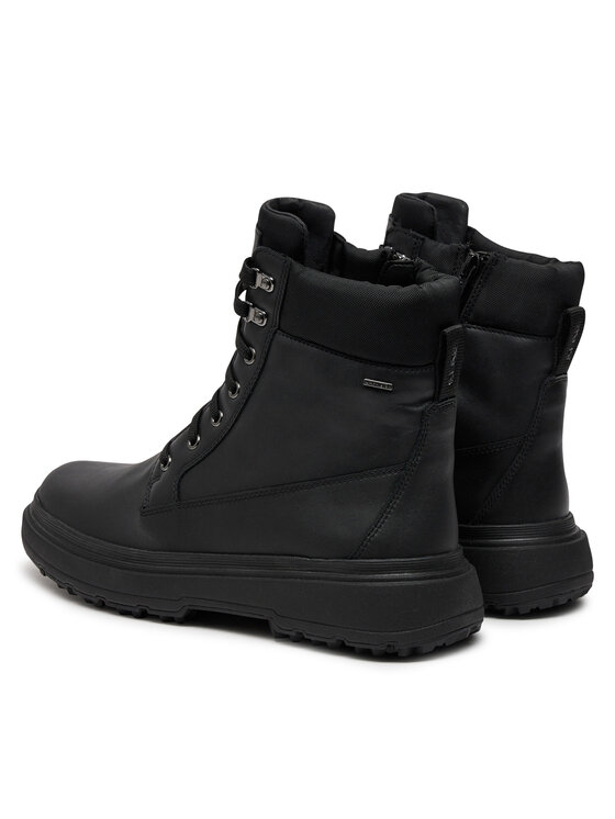 Geox Geox Schnürstiefeletten D46XMB 08511 C9999 Schwarz