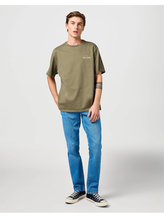 Wrangler Wrangler Jeansy TEXAS SLIM Niebieski Slim Fit