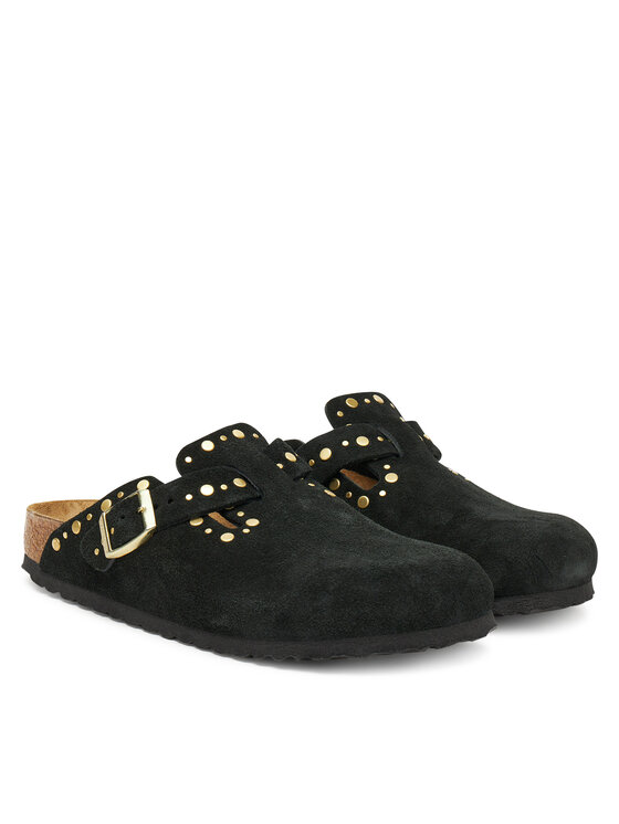 Birkenstock Birkenstock Klapki Boston Rivet 1030491 Czarny