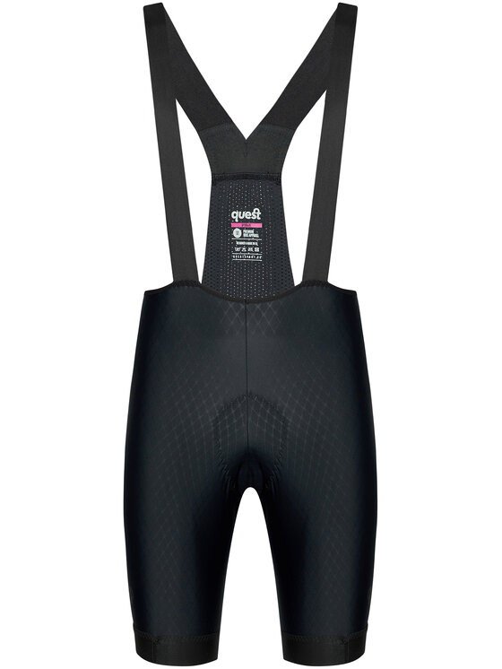 Quest Quest Pantaloni scurți de ciclism Zyg Zag Negru Firm Fit