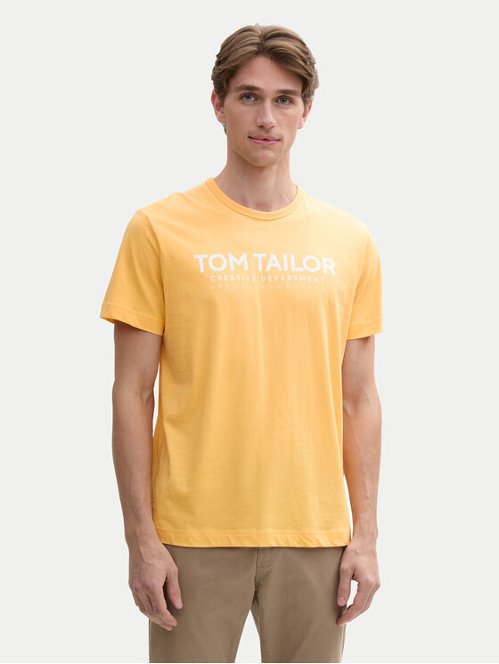 Tom Tailor Tom Tailor Футболка 1045940 Оранжевий Regular Fit