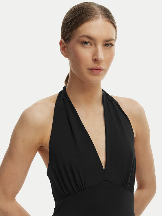 MICHAEL Michael Kors MICHAEL Michael Kors Koktélruha MS683COH6J Fekete Slim Fit