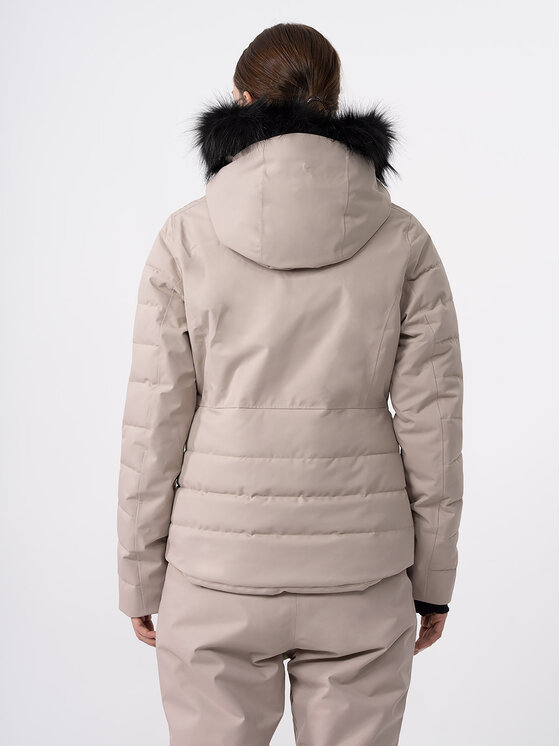 4F 4F Geacă de schi 4FAW23TTJAF337 Bej Slim Fit