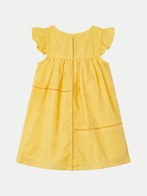 Mayoral Mayoral Літня сукня 3930 Жовтий Regular Fit