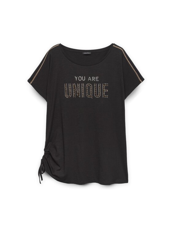 Fiorella Rubino Fiorella Rubino T-shirt G058L008368N033 Nero Regular Fit
