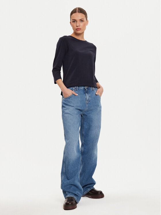 Weekend Max Mara Weekend Max Mara Blúz Multia 2425946011 Sötétkék Regular Fit