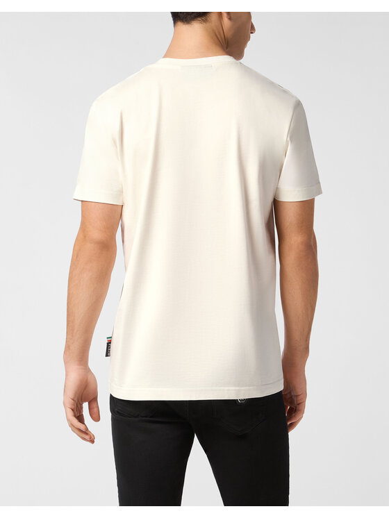 PHILIPP PLEIN PHILIPP PLEIN T-Shirt 27145 Biały Regular Fit