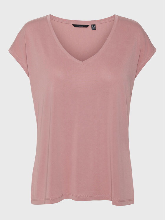 Vero Moda Vero Moda T-Shirt Filli 10247666 Różowy Regular Fit