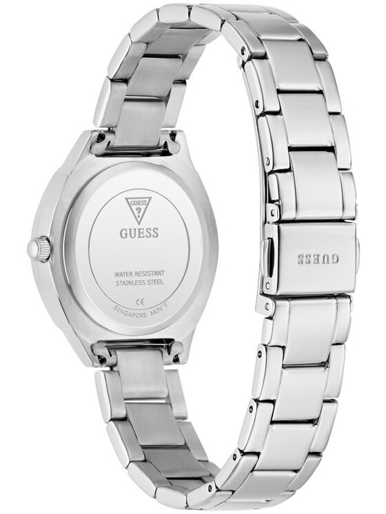 Guess Guess Hodinky GW0767L6 Stříbrná